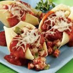 Conchiglione Recheado com Lanche de Frango Conchiglione Recheado com Lanche de Frango