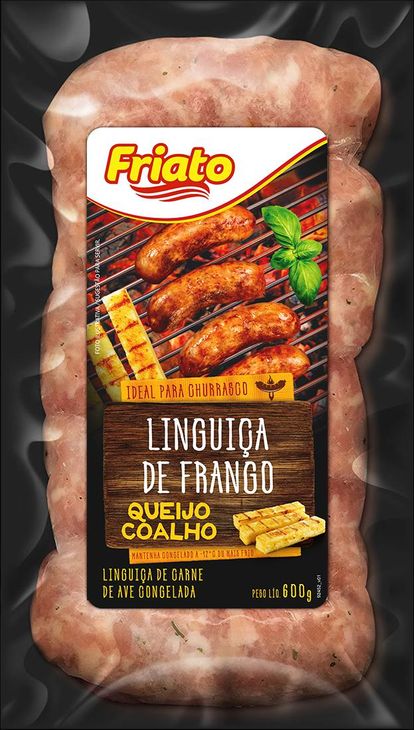 Linguiça de Frango Queijo Coalho (600g)