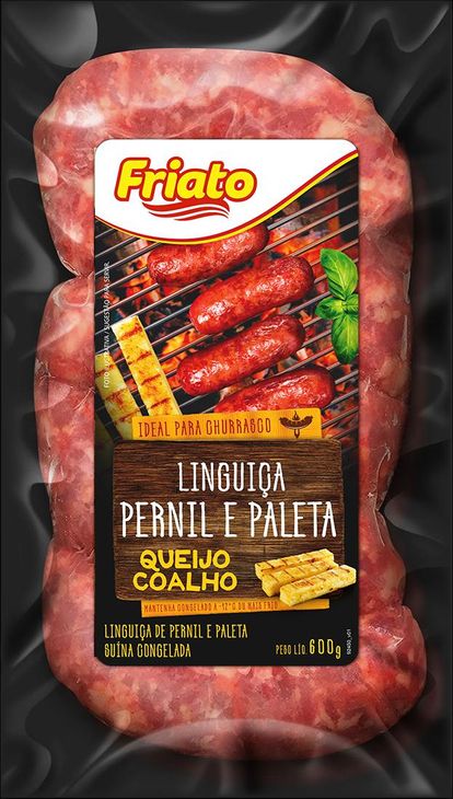 Linguiça Pernil e Paleta Queijo Coalho (600g)