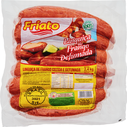 Linguiça de Frango Defumada (2,4kg)