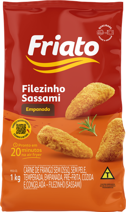 Filezinho Sassami Empanado (1kg)