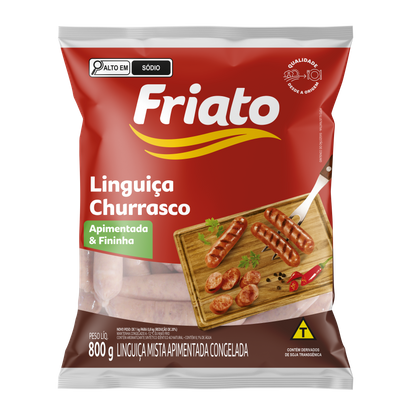 Linguiça Churrasco Apimentada & Fininha (800g)