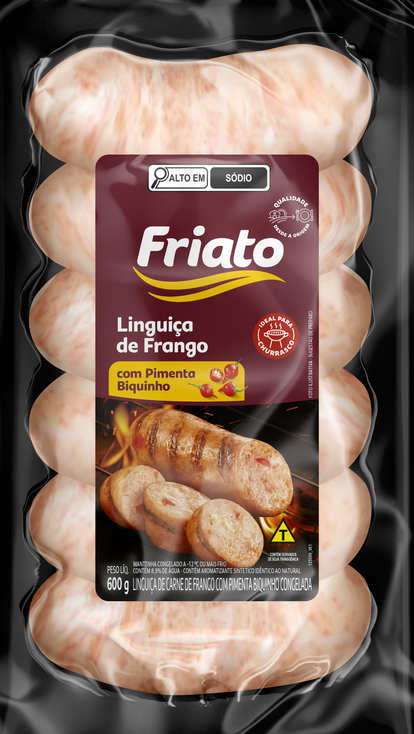 Linguiça de Frango com Pimenta Biquinho