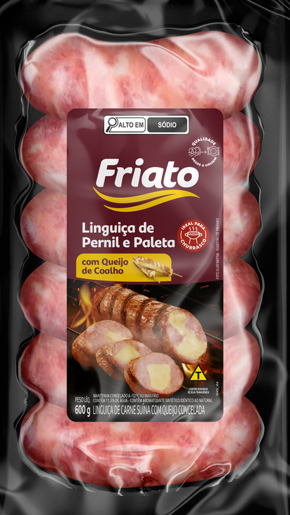 Linguiça de Pernil e Paleta com Queijo de Coalho