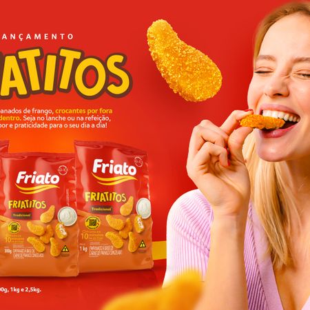 Conheça o “Friatitos”, o delicioso Empanado de Frango da Friato